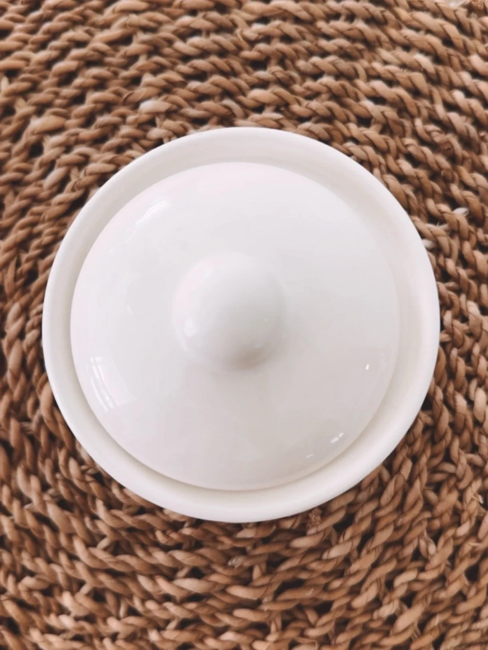 Pottery Barn - Emma Beaded Stoneware Sugar Bowl